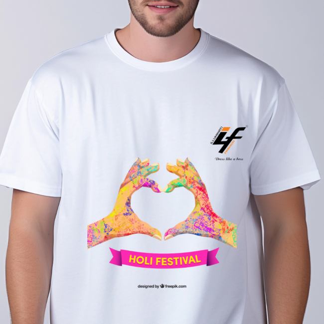 Holi T-shirt for Women by ILLUMINATI FASHION