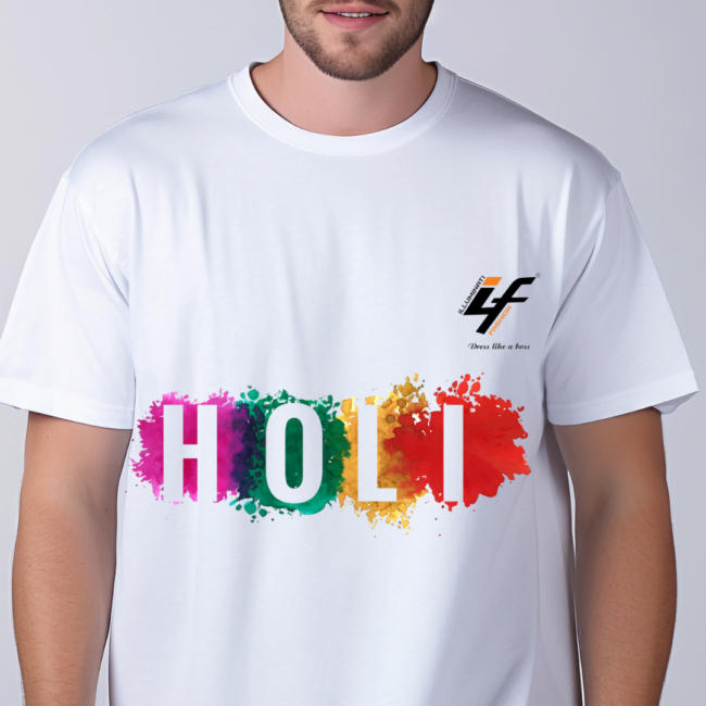 Holi T-shirt for Women by ILLUMINATI FASHION